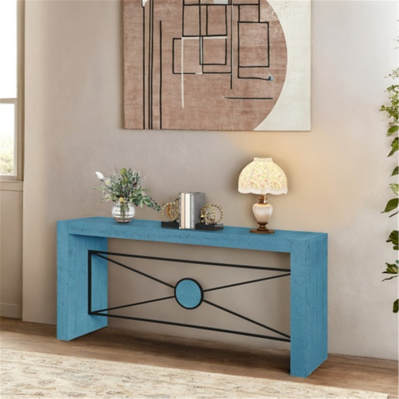 Console de ferme polyvalente avec fabrication robuste et détails réfléchis