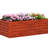 Dark Brown Raised Garden Bed, 6'x3'x2'. Metal Planter Box For Veggies, Flowers, Herbs. Reinforced, Open, Spacious Outdoor Planting Kit Area Galvanized Bed - 6' X 3' 2', Brown. Large Flowers &