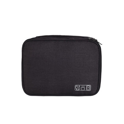 Backpack Travel Organizer Electronic Accessories Case Portable Tech Travel Gifts For Men Three Layer Cable Storage Bag For Cord Charger Flash Drive Phone