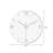 Gray Gold Round Analog Wall Clocks