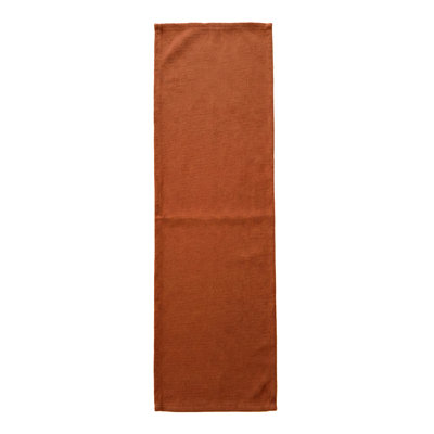 Orange Clay Drift Weave Indoor Outdoor Table Runner 14x72
