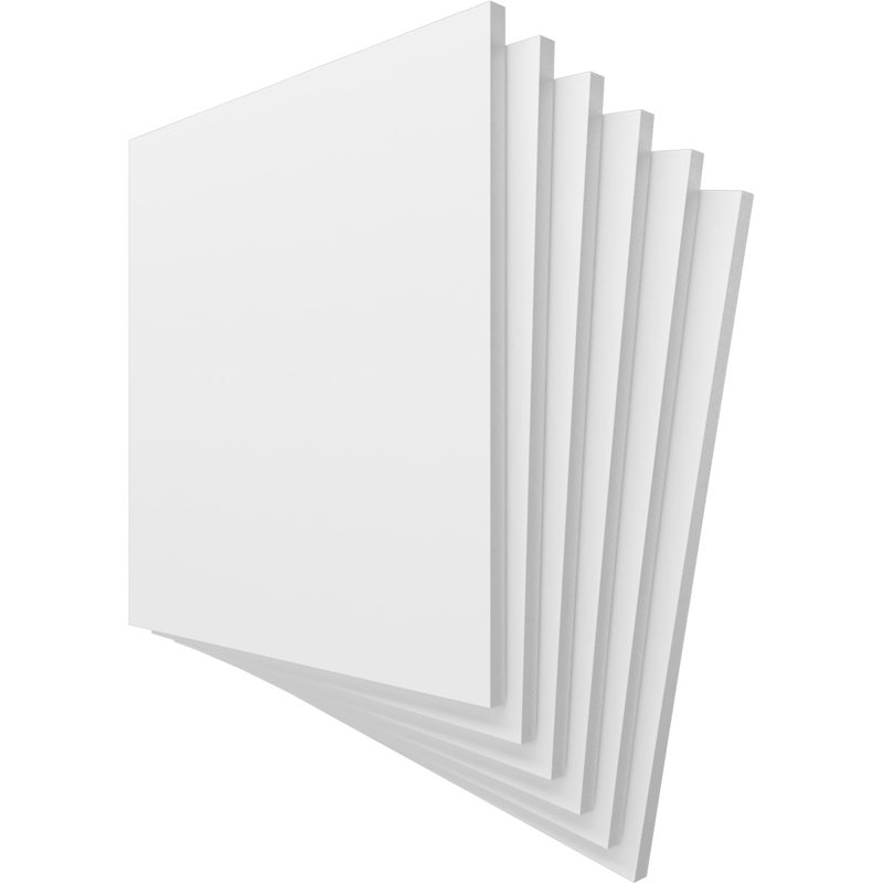 Panneaux de loisirs en PVC, H 15,75 po x l 15,75 po x P 0,5 po