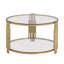 Table basse en verre