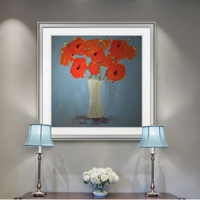 « orange pop impression ii », peinture