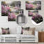 Impression d'art mural mauve, forêt de salves, fleurs sauvages-104687307-104687303