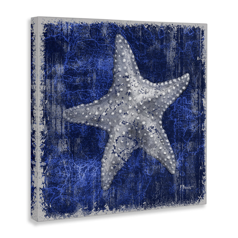 «Rustic Indigo Starfish» par Paul Brent, H 24 po x l 24 po