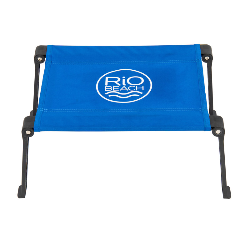 Blue Ultra Compact Fabric Folding Camping Table