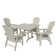 Essie 4 - Person Patio Dining Set with Square Table