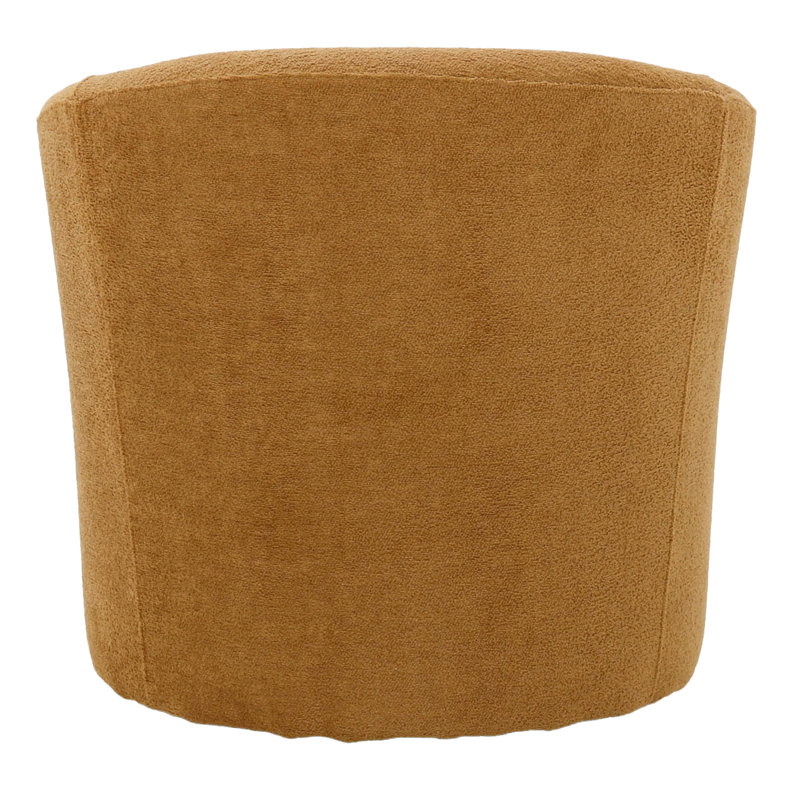 Fauteuil demi-tonneau pivotant 31 po Hansell, Mélange de polyester orange