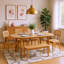 Ensemble de table de salle à manger 6 pièces-321518232