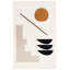 Alessandra Hand Tufted Wool Abstract Area Rug in Ivory / Brown-83328771