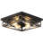 Vintage Farmhouse Flush Mount Ceiling Light Fixtures, 4-Light Hallway Kitchen Ceiling Light, Industrial Farmhouse Light Fixtures Ceiling Mount For Bedroom (Set of 2)-124548869-124548867
