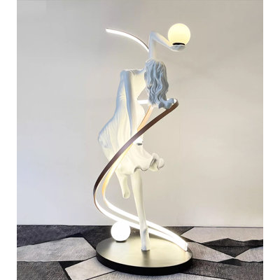 Ornement de plancher artistique Sculpture danseuse
