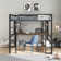 Beaufort Full Metal Loft Bed with Built-in-Desk by Mason & Marbles