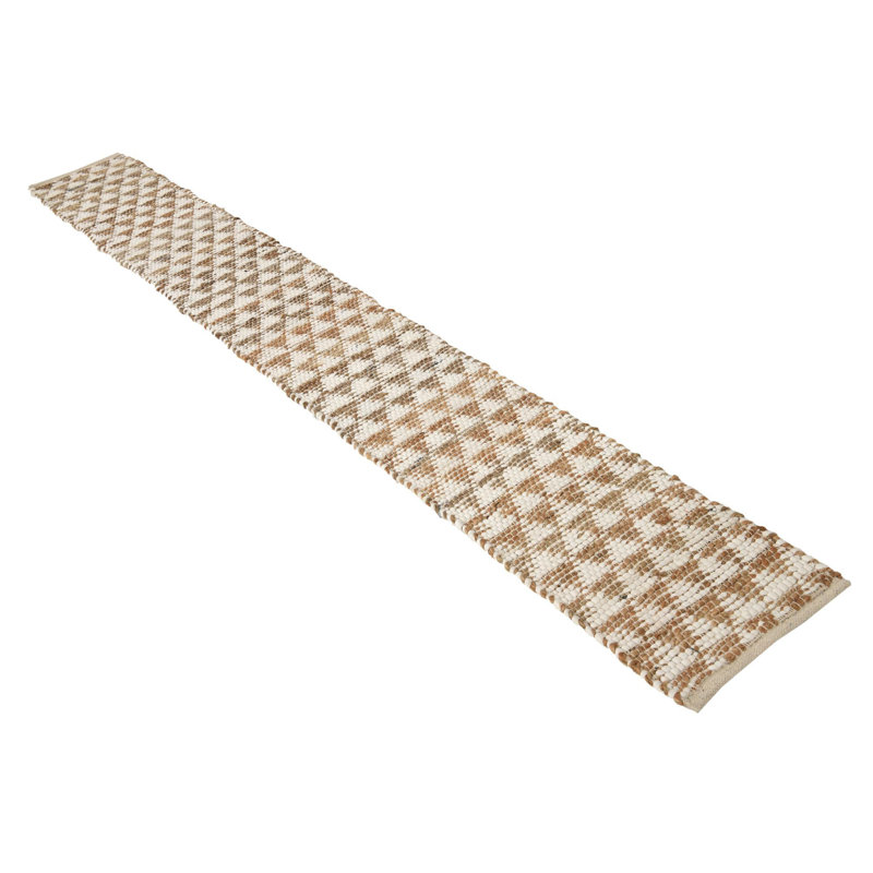 Flatweave Geometric Indoor Rug, Runner 1'2" x 6'