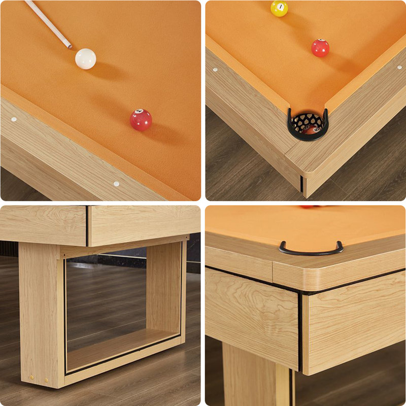 3-in-1 Multi Game Pool Table Includes Billiards, Dining Table, & Table Tennis