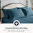 Perecale Bedding 100% Organic Cotton Percale Fitted Sheet, 400 Thread Count GOTS Certified, Smooth & Moisture-Wicking-101681205-101681208