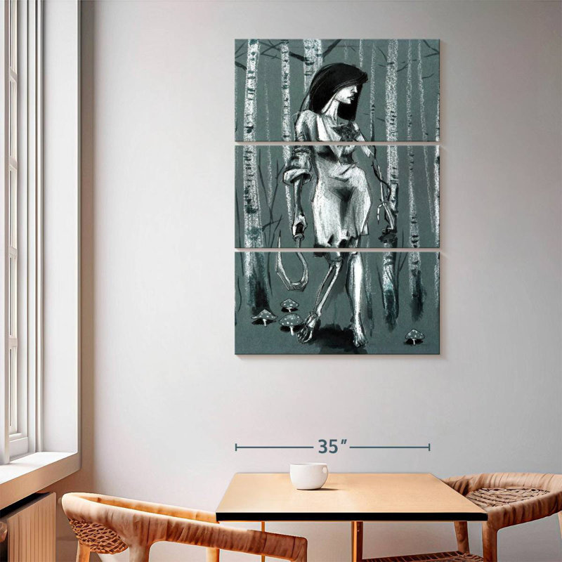 Kelan Baba Yaga, 65" H x 42" W