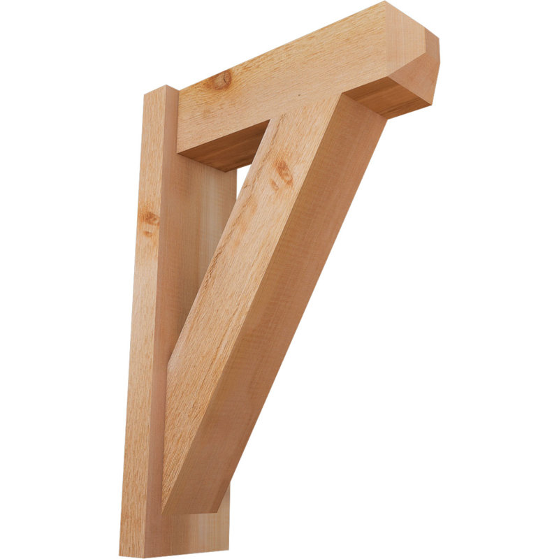 Artisan traditionnel en bois rustique, P 18 po x H 26 po, Cèdre rouge de l'Ouest de 6 po (sciage brut)