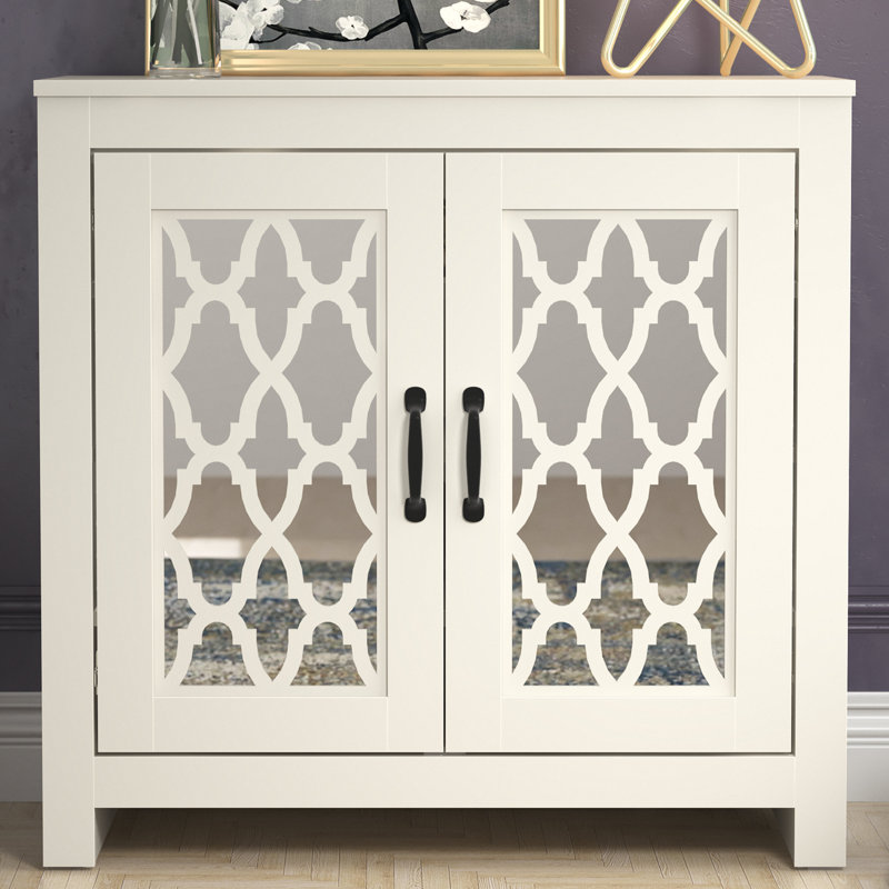 Chessani 12 Pair Shoe Storage Cabinet, Ivory