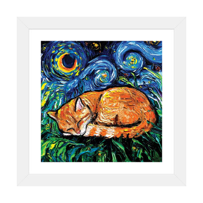 " Orange Tabby Night " by Aja Trier