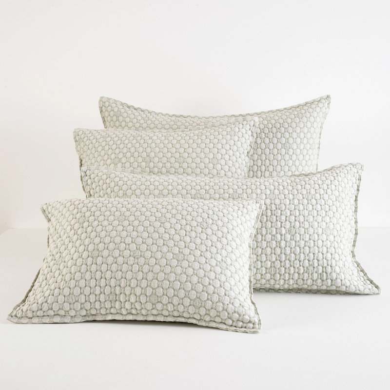 Lodi Matelasse Sham, King, Sage