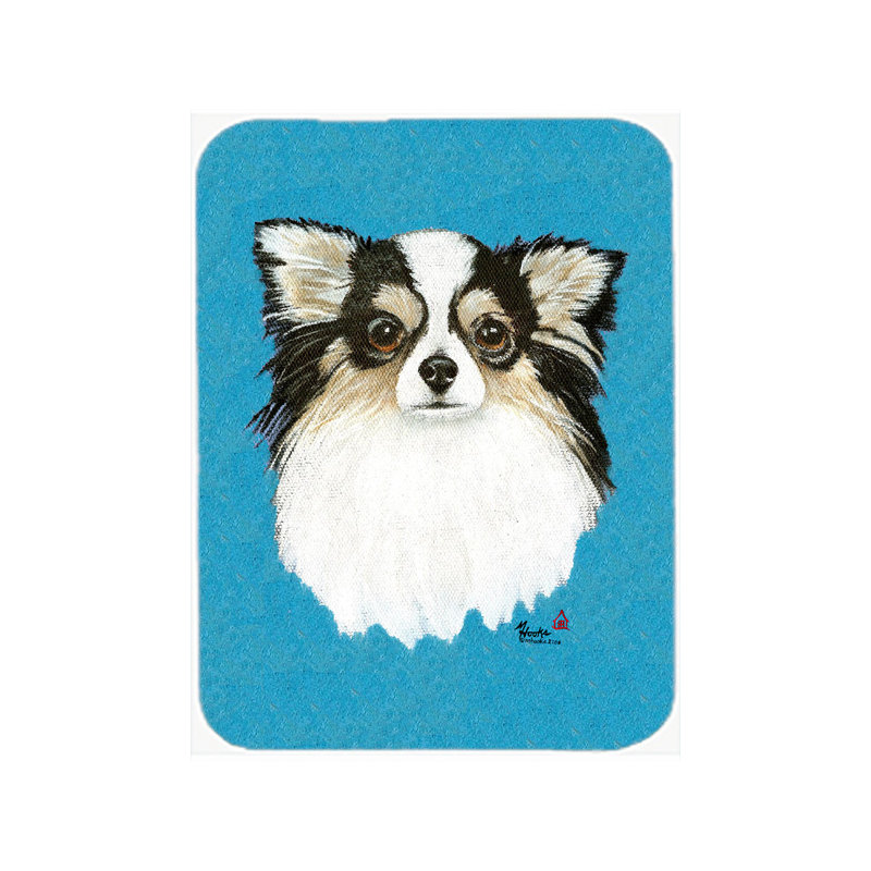 Winston Porter Chihuahua Portrait Glass Cutting Board