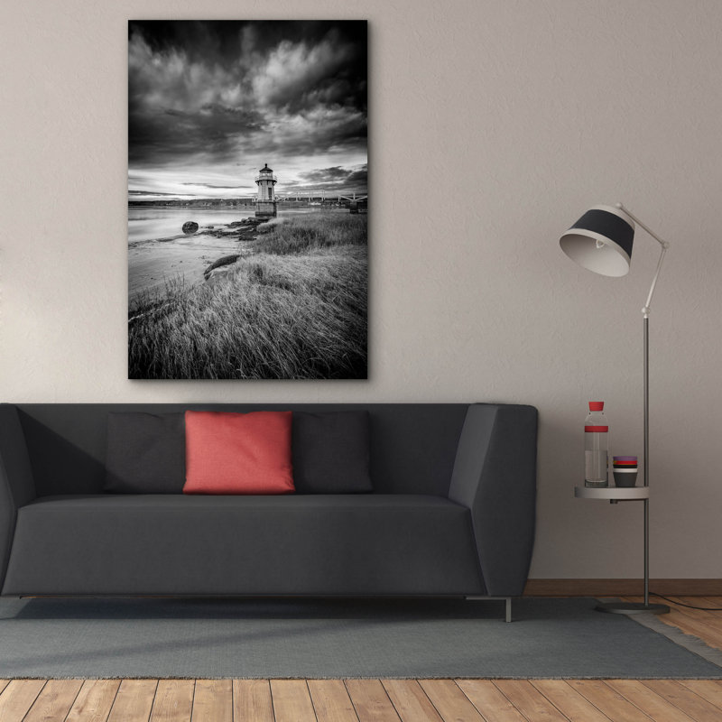 Toile épique Graffiti «Low Tide On The Kennebec Monicoloch» par Rick Berk, 40 po x 60 po