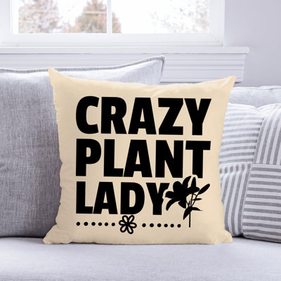 Citation amusante «Garden Lover» 561 - Coussin décoratif inclus