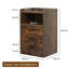 Curtesha 40cm W Manufactured Wood Bedside Table-957951131