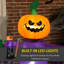 Bougie gonflable d'Halloween Outsunny