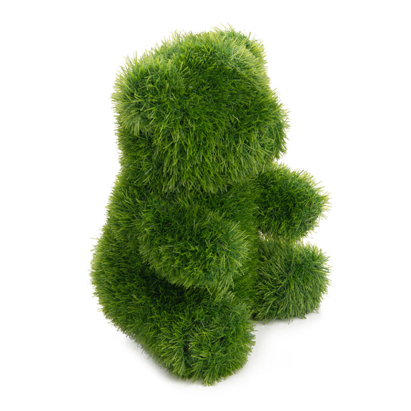 Naturae Decor 13.8-in H x 8.7-in W Green Topiary Garden Statue, 20.47" H x 14.17" W x 8.27" D