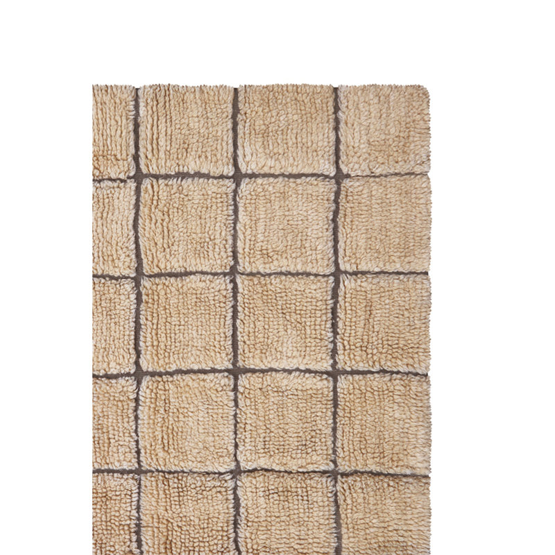 Mosaic Wool Geometric Area Rug, Rectangle 5'7" x 7'10"