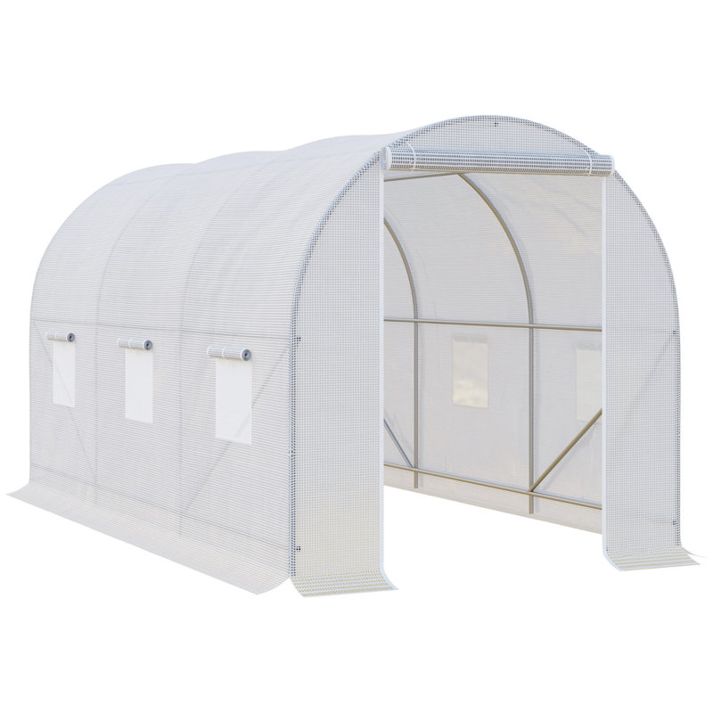6.6 ft W x 11.5 ft D Hobby Greenhouse