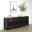 Buffet quatre tiroirs vieilli naturel 93 x 18 x 35 H-1300828254