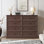 Commode de chambre à coucher 7 tiroirs l 55 po Moad Modern