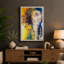 Vibrant Elephant Study Modern - Print-136720078-136720077