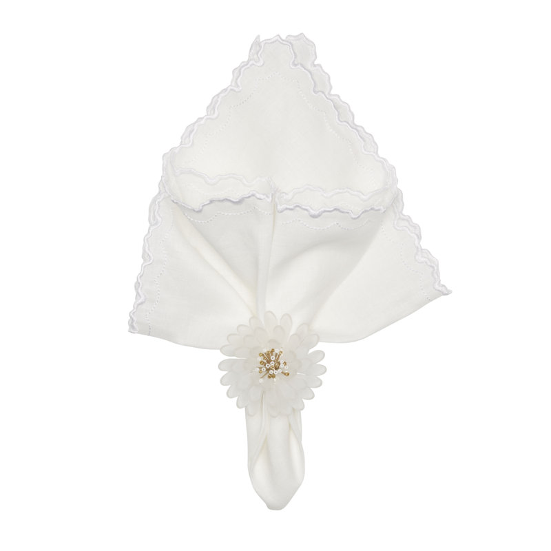 Arches Napkin, White