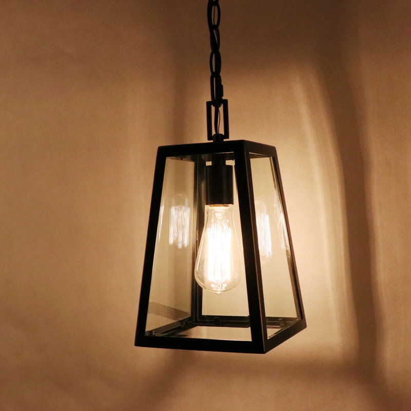 Lanterne suspendue d'extérieur 1 lumière Jamel