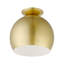Plafonnier semi-encastré 1 lumière 10 po Fez-1733132859