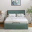 Lit plateforme tapissier Neilius avec housse lavable-92576047-92576039