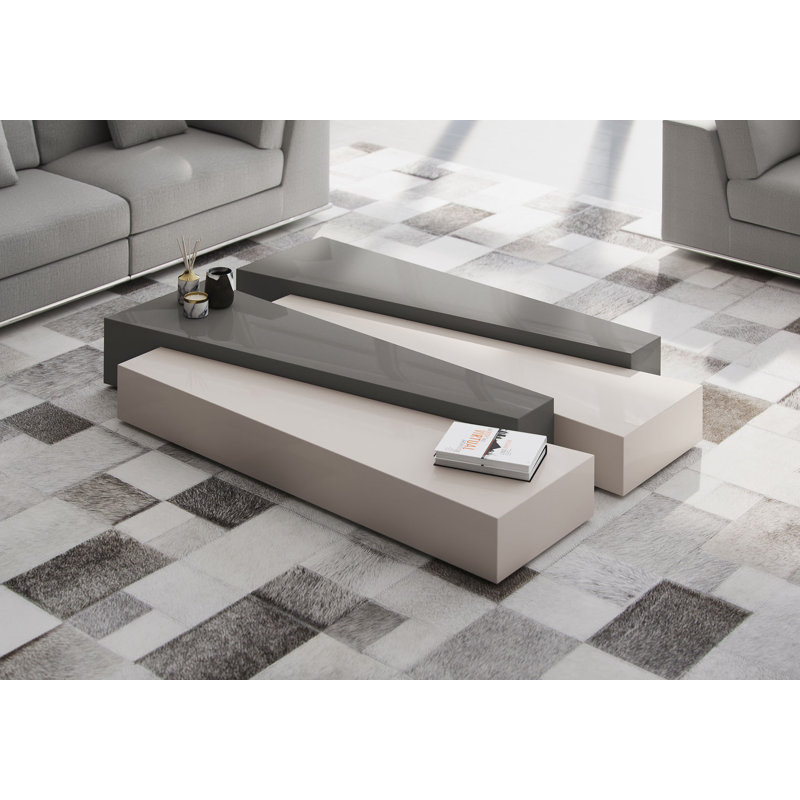 Table basse Ayobola, Gris mouette foncé / gris château