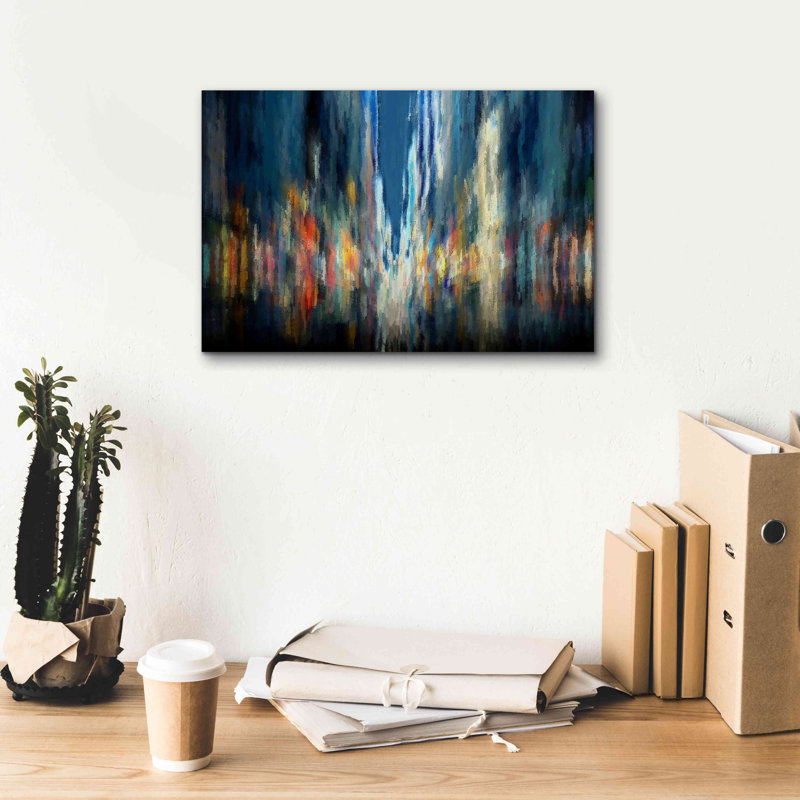 «Downtown7» par David Manlove, estampe numérique sur toile, H 12 po x l 18 po x P 0,75 po