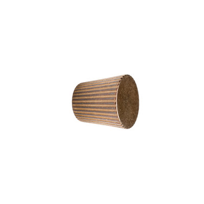 Flute Bronze Conical Knob