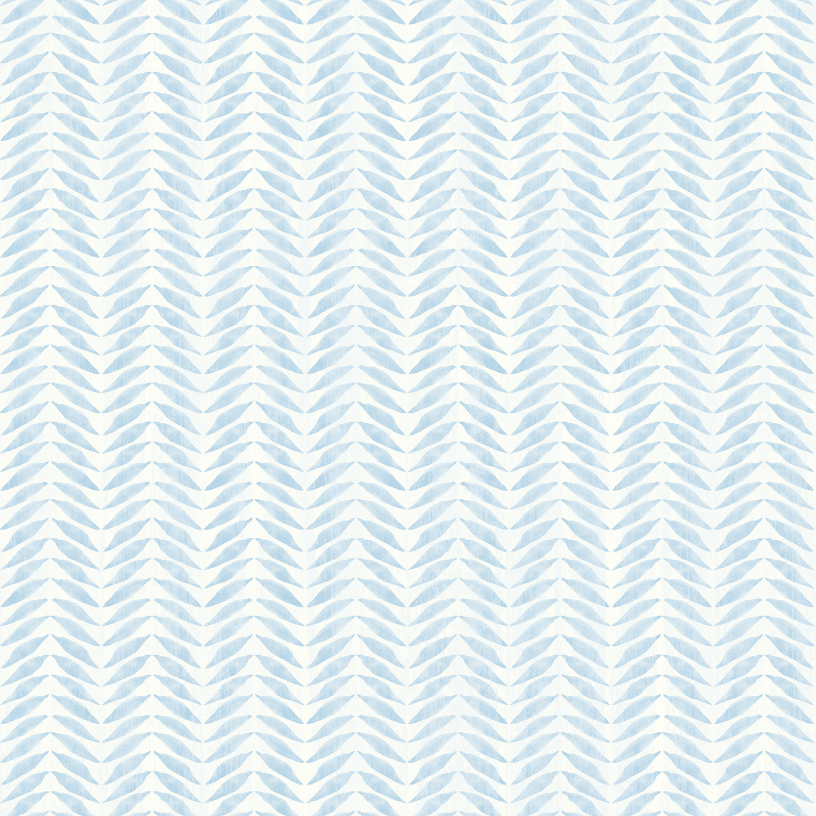 Stevenson Chevron Wallpaper, Sky Blue