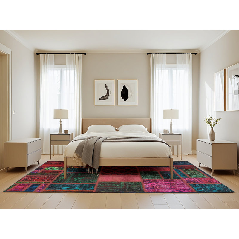 Abstract Indoor Rug, Rectangle 5' x 8'