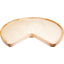 28" Kidney Lazy Susan with Pre-installed 10" Swivel