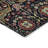 Machine Washable Indoor/Outdoor Cicel ACN1132 Black Rug-100209659