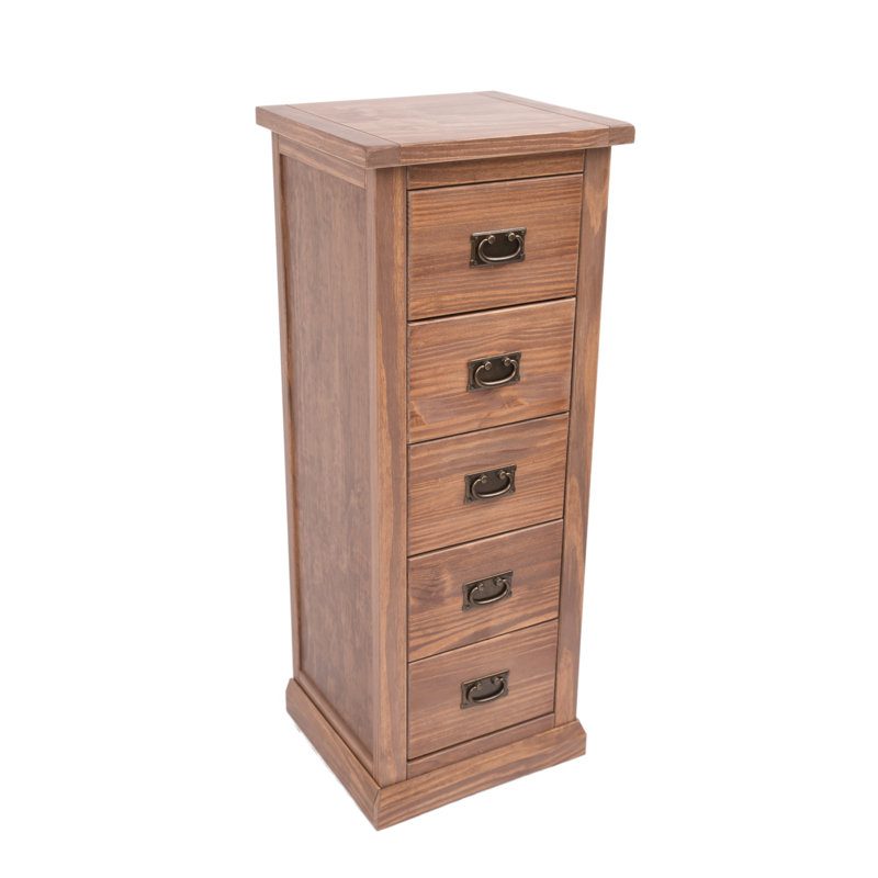 45 cm W Chest of 5 Drawers