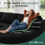 3 Seater Fabric Corner Sectional-128842365-128842363